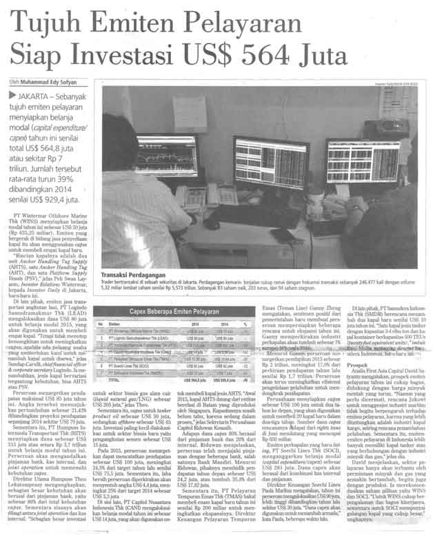 INVESTOR DAILY 17-18 JANUARI 2015